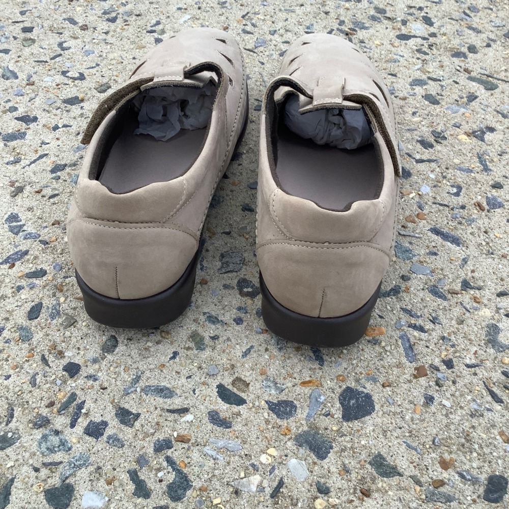 SAS Tripad Comfort Taupe Nubuck Leather Walking Sandals Womens 11 W USA Made - Picture 5 of 16